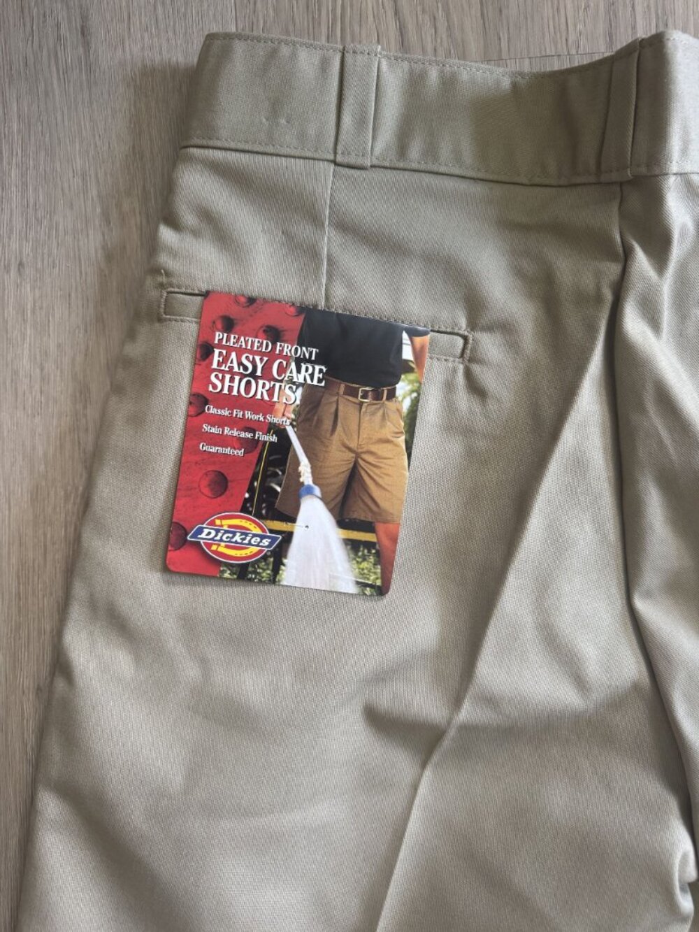 Dickies Easy Care Pleated Shorts sz 30 - Picture 4 of 7